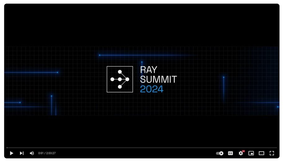 ray summit dec 2024 still video 